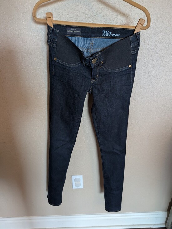 J. Crew Denim - J. Crew Dark Wash Low Rise Stretch Waist Band